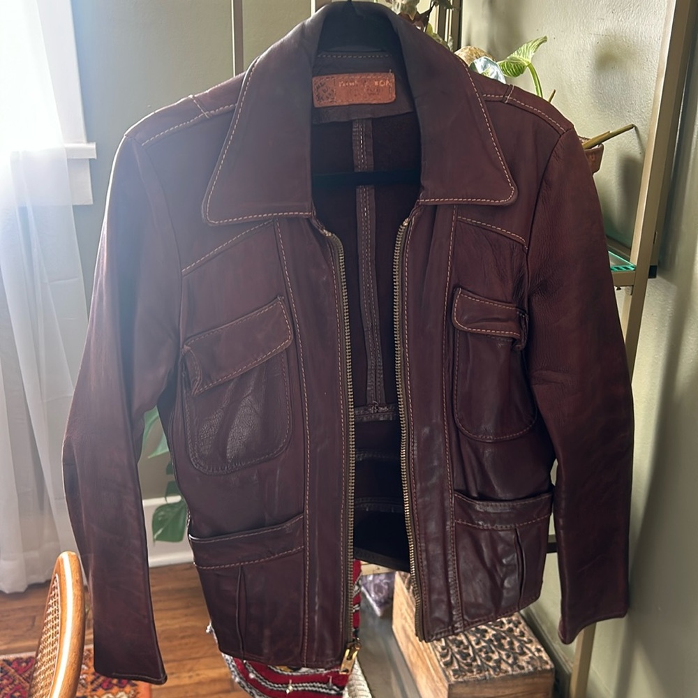 Vintage Oshwakon leather jacket